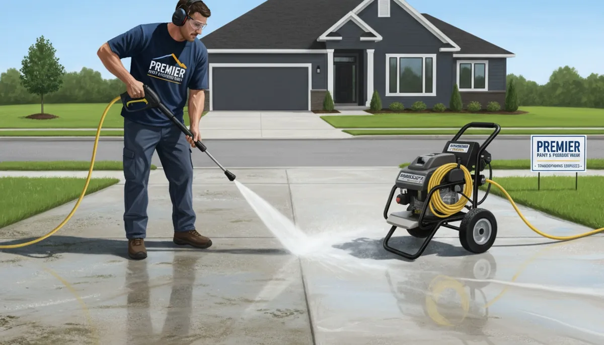 Concrete pressure cleaning in Las Vegas, NV for driveways, patios, and walkways