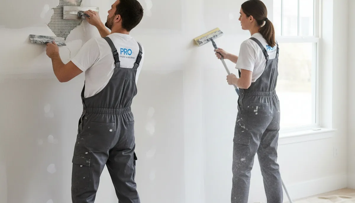Las Vegas drywall repair for cracks, holes, and water damage by Paint Pros